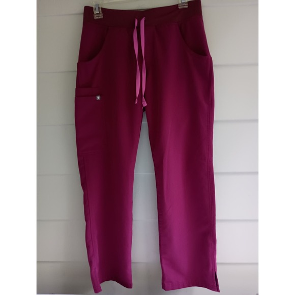 Figs Scrubs Set V Neck 2 pocket Top S/ Kade Cargo Pants S/P - Picture 7 of 12